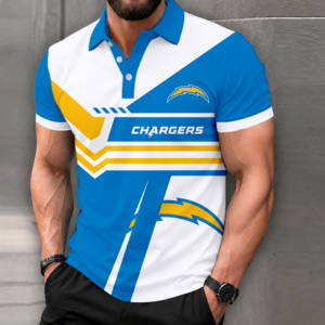 Limited Edition – Customized NFL Los Angeles Chargers Polo Shirt