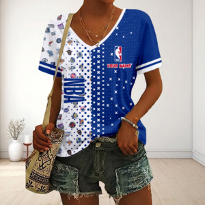 Limited Edition – Customized NBA All Teams V-Neck Female Shirt