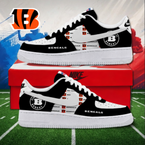 Limited Edition – Customized NFL Cincinnati Bengals Air Force 1 Sneakers