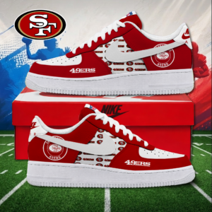 Limited Edition – Customized NFL San Francisco 49Ers Air Force 1 Sneakers