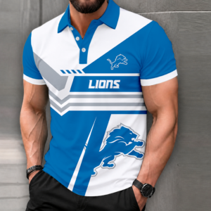 Limited Edition – Customized NFL Detroit Lions Polo Shirt