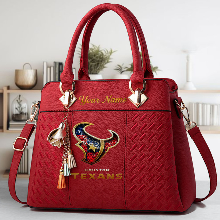 Limited Edition – Customized NFL Houston Texans Luxury Handbag In Multiple Colors