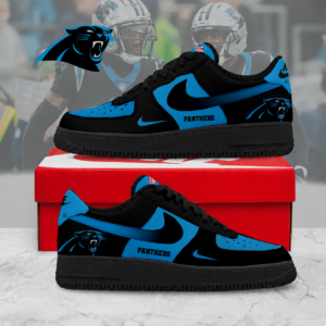 Limited Edition – Customized NFL Carolina Panthers Air Force 1 Sneakers