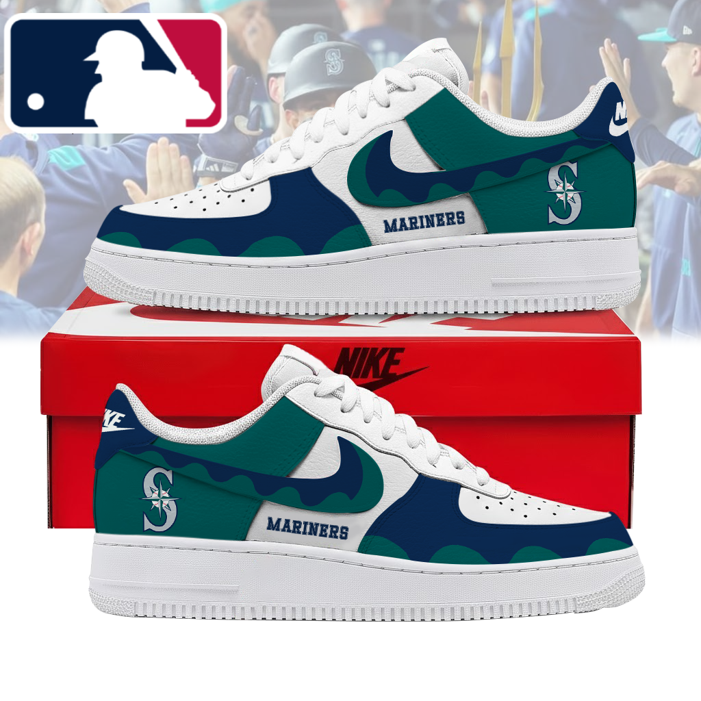 Limited Edition – Customized MLB Seattle Mariners Air Force 1 Shoes