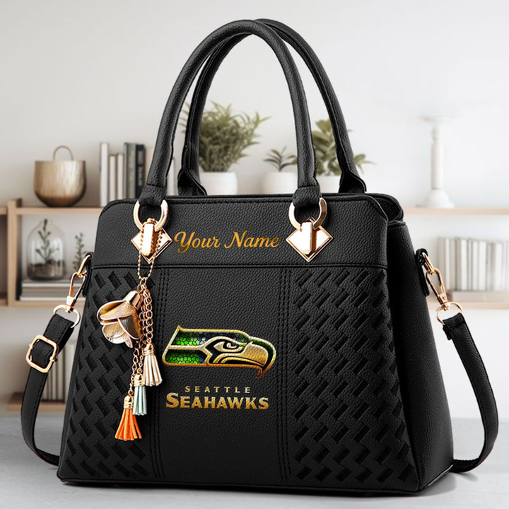 Limited Edition – Customized NFL Seattle Seahawks Luxury Handbag In Multiple Colors - Image 2