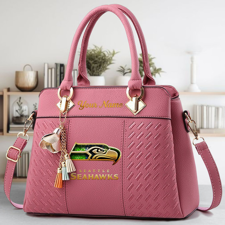Limited Edition – Customized NFL Seattle Seahawks Luxury Handbag In Multiple Colors - Image 5