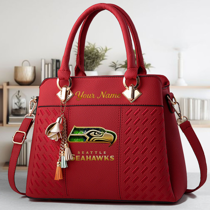 Limited Edition – Customized NFL Seattle Seahawks Luxury Handbag In Multiple Colors - Image 6