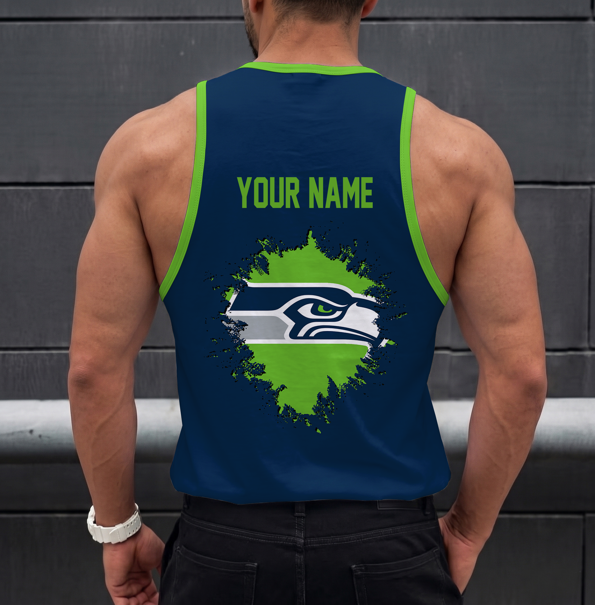 Limited Edition – Customized NFL Seattle Seahawks Unisex Tank Top - Image 2