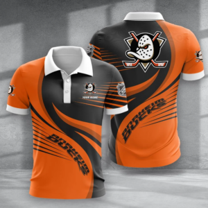 Limited Edition – Customized NHL Anaheim Ducks Polo Shirt