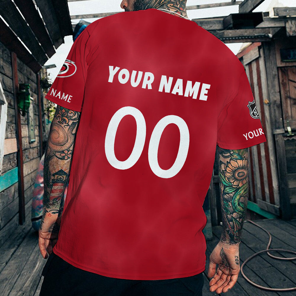 Limited Edition – Customized NHL Carolina Hurricanes T-Shirt - Image 2