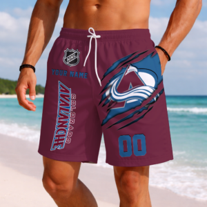 Limited Edition – Customized NHL Colorado Avalanche Short Pants