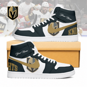 Limited Edition – Customized NHL Vegas Golden Knights Air Jordan 1 Sneakers