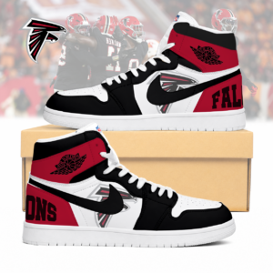 Limited Edition – Customized NFL Atlanta Falcons Air Jordan 1 Sneakers