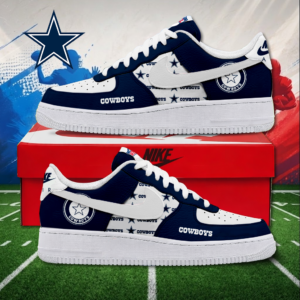 Limited Edition – Customized NFL Dallas Cowboys Air Force 1 Sneakers