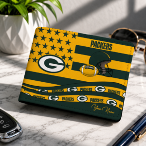 Limited Edition – Customized NFL Green Bay Packers Leather Wallet