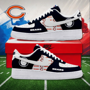 Limited Edition – Customized NFL Chicago Bears Air Force 1 Sneakers