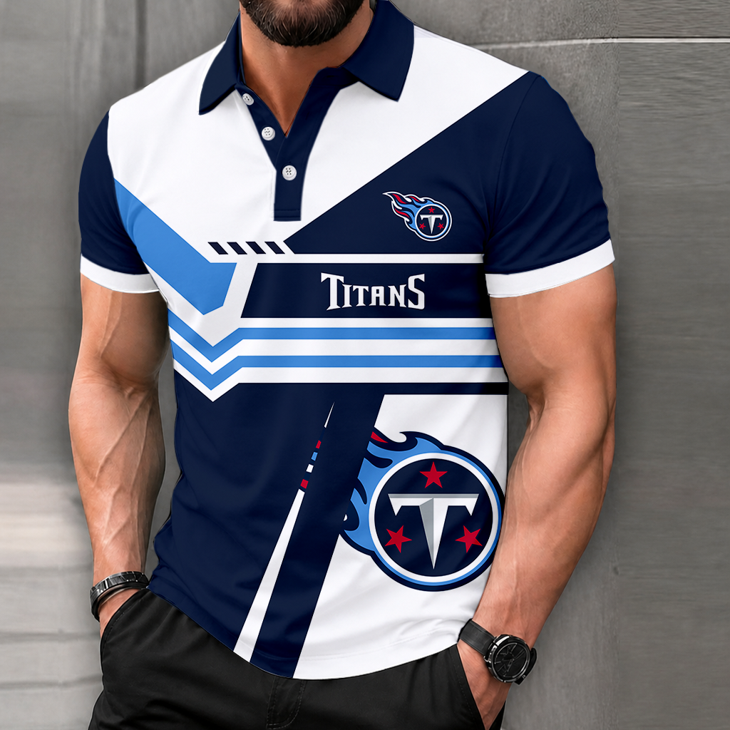 Limited Edition – Customized NFL Tennessee Titans Polo Shirt