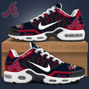 Limited Edition – Customized MLB Atlanta Braves Unisex Air Max Plus Sneakers