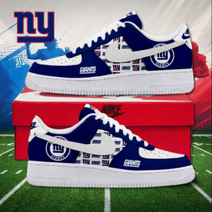 Limited Edition – Customized NFL New York Giants Air Force 1 Sneakers