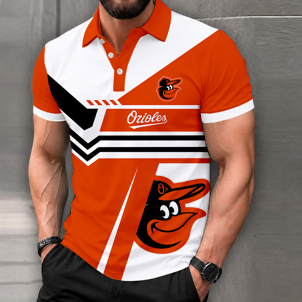Limited Edition – Customized MLB Baltimore Orioles Polo Shirt