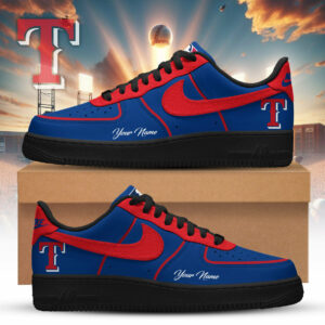 Limited Edition – Customized MLB Texas Rangers Air Force 1 Sneakers