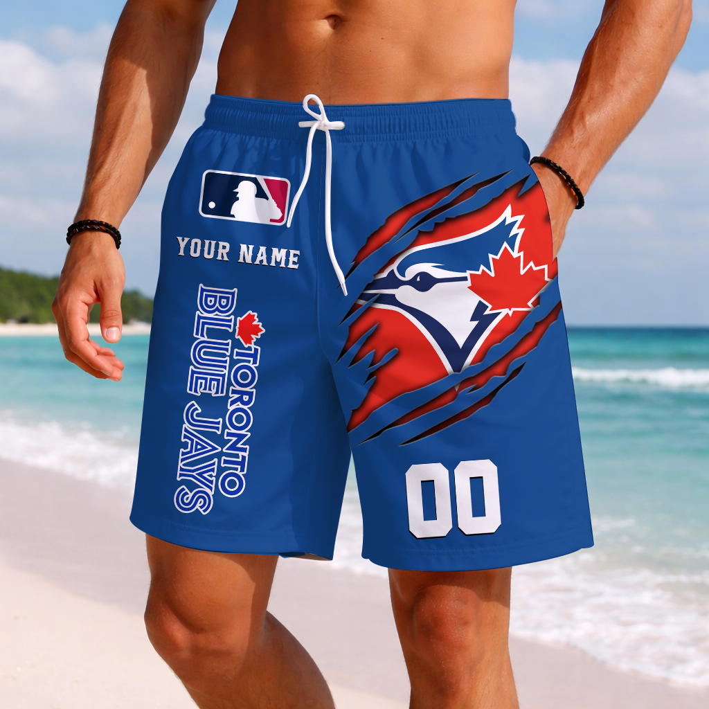 Limited Edition – Premium MLB Toronto Blue Jays Short Pants