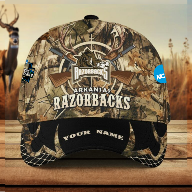 Limited Edition – Customized College World Series NCAA Arkansas Razorbacks Classic Cap