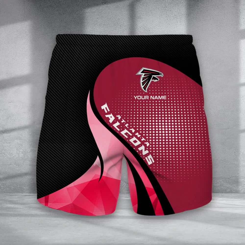Limited Edition – Customized NFL Atlanta Falcons Polo Shirt & Short Pants Set - Image 2