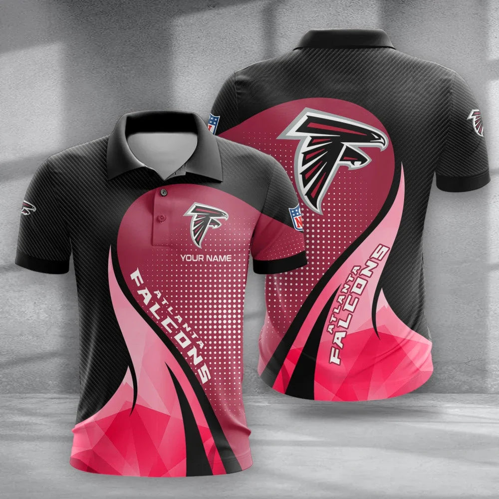 Limited Edition – Customized NFL Atlanta Falcons Polo Shirt & Short Pants Set