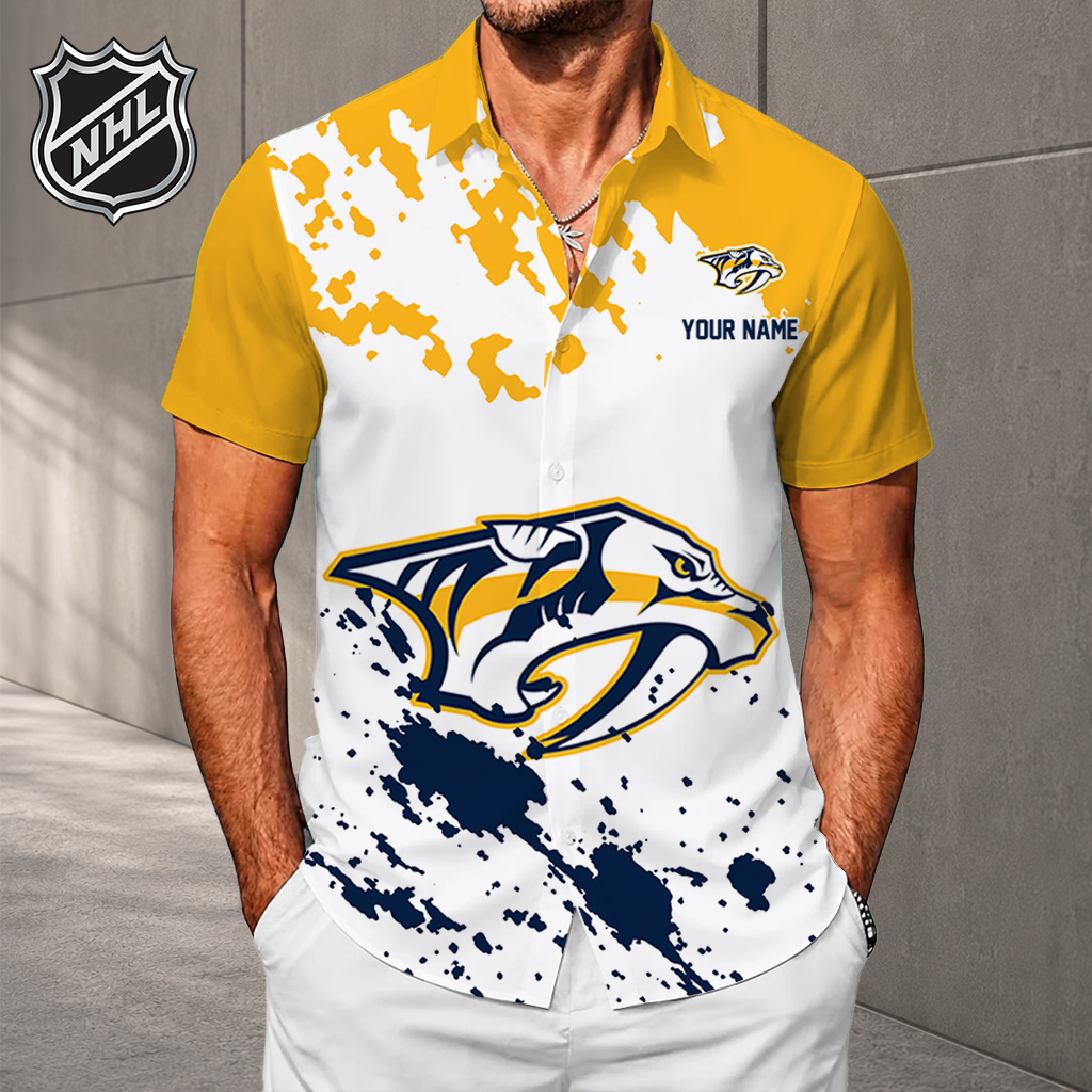 Limited Edition – Customized NHL Nashville Predators Unisex Hawaiian Shirt