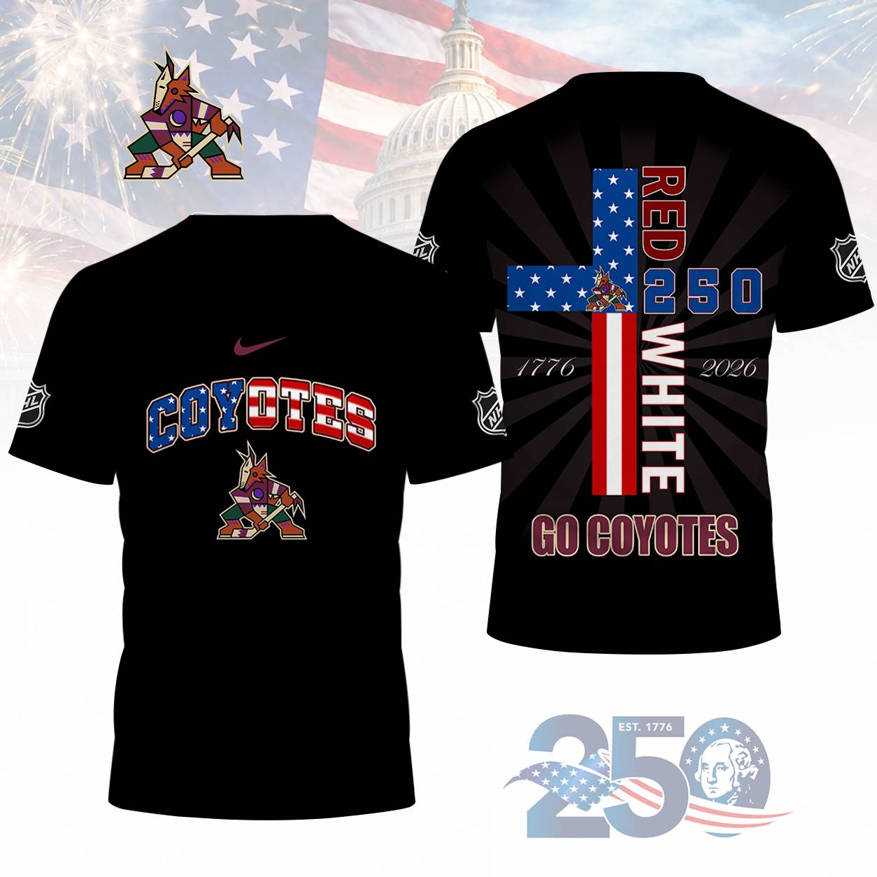 Limited Edition – Customized NHL Arizona Coyotes T-Shirt