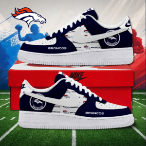 Limited Edition – Customized NFL Denver Broncos Air Force 1 Sneakers