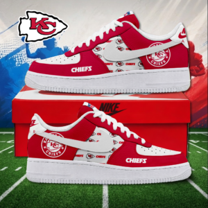 Limited Edition – Customized NFL Kansas City Chiefs Air Force 1 Sneakers