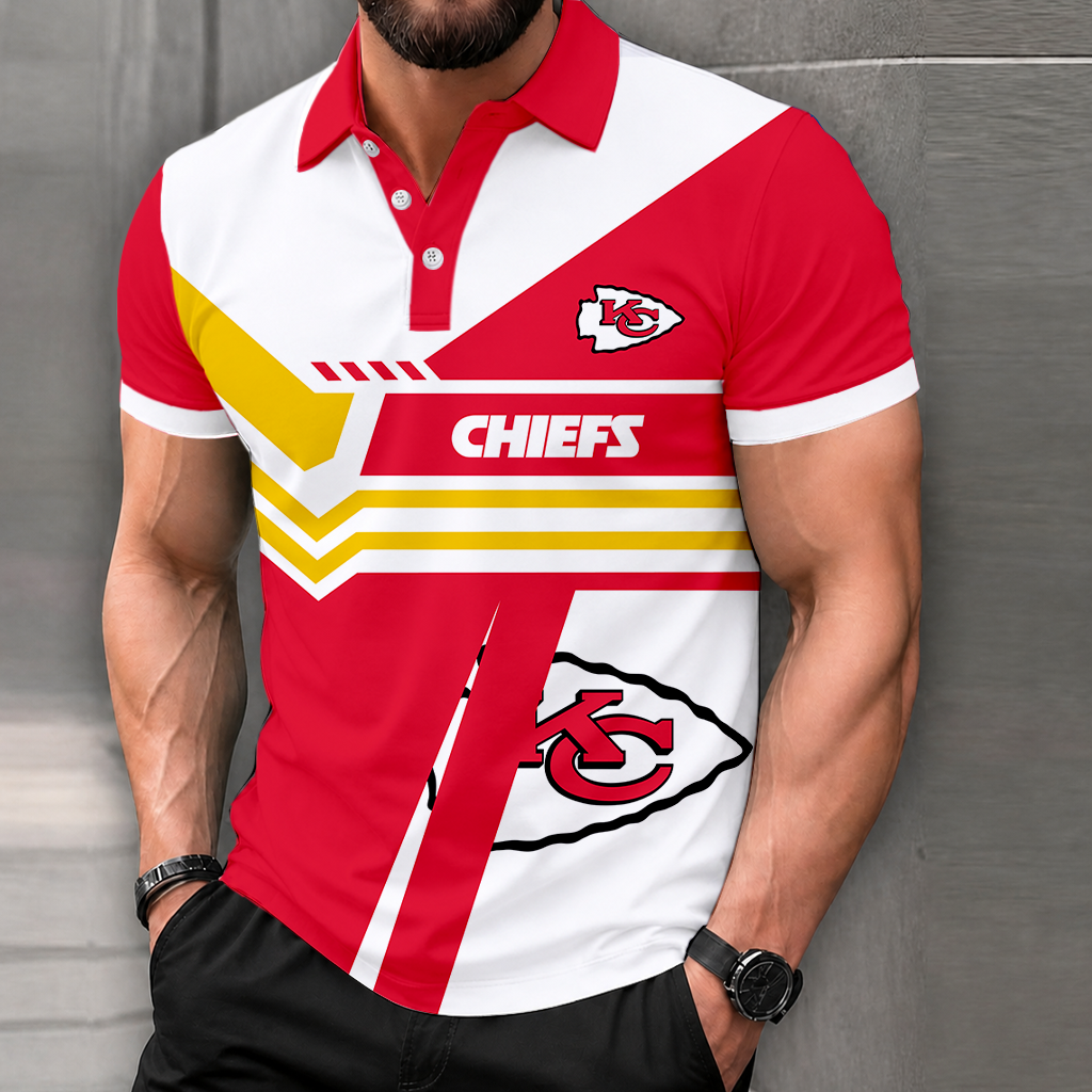 Limited Edition – Customized NFL Kansas City Chiefs Polo Shirt