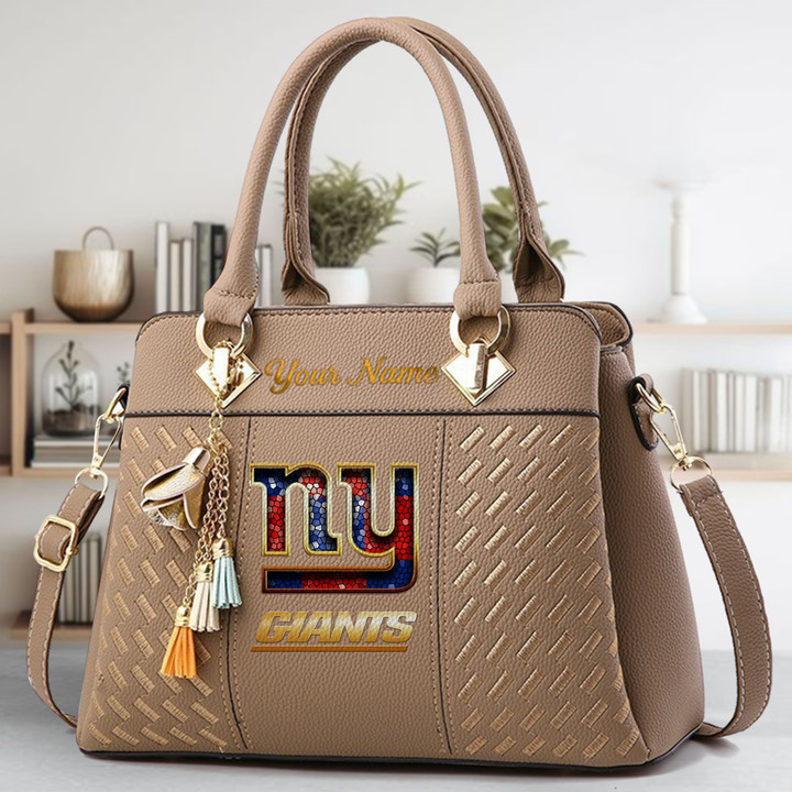 Limited Edition – Customized NFL New York Giants Luxury Handbag In Multiple Colors - Image 3