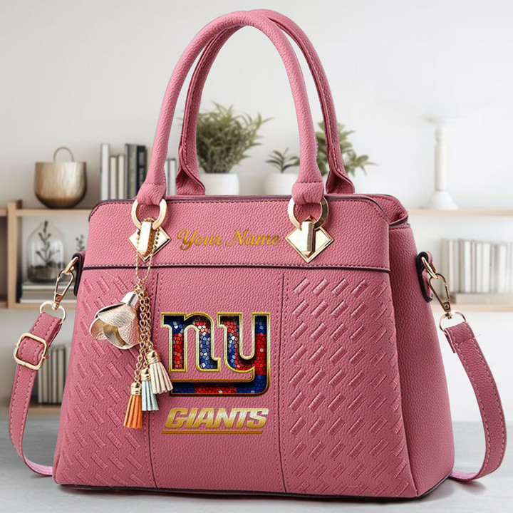 Limited Edition – Customized NFL New York Giants Luxury Handbag In Multiple Colors - Image 5