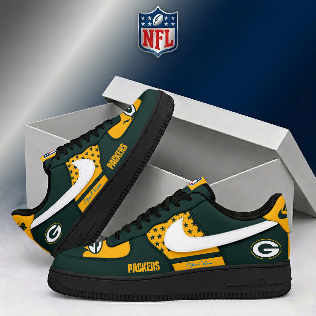 Limited Edition – Customized NFL Green Bay Packers Air Force 1 Shoes - Image 2