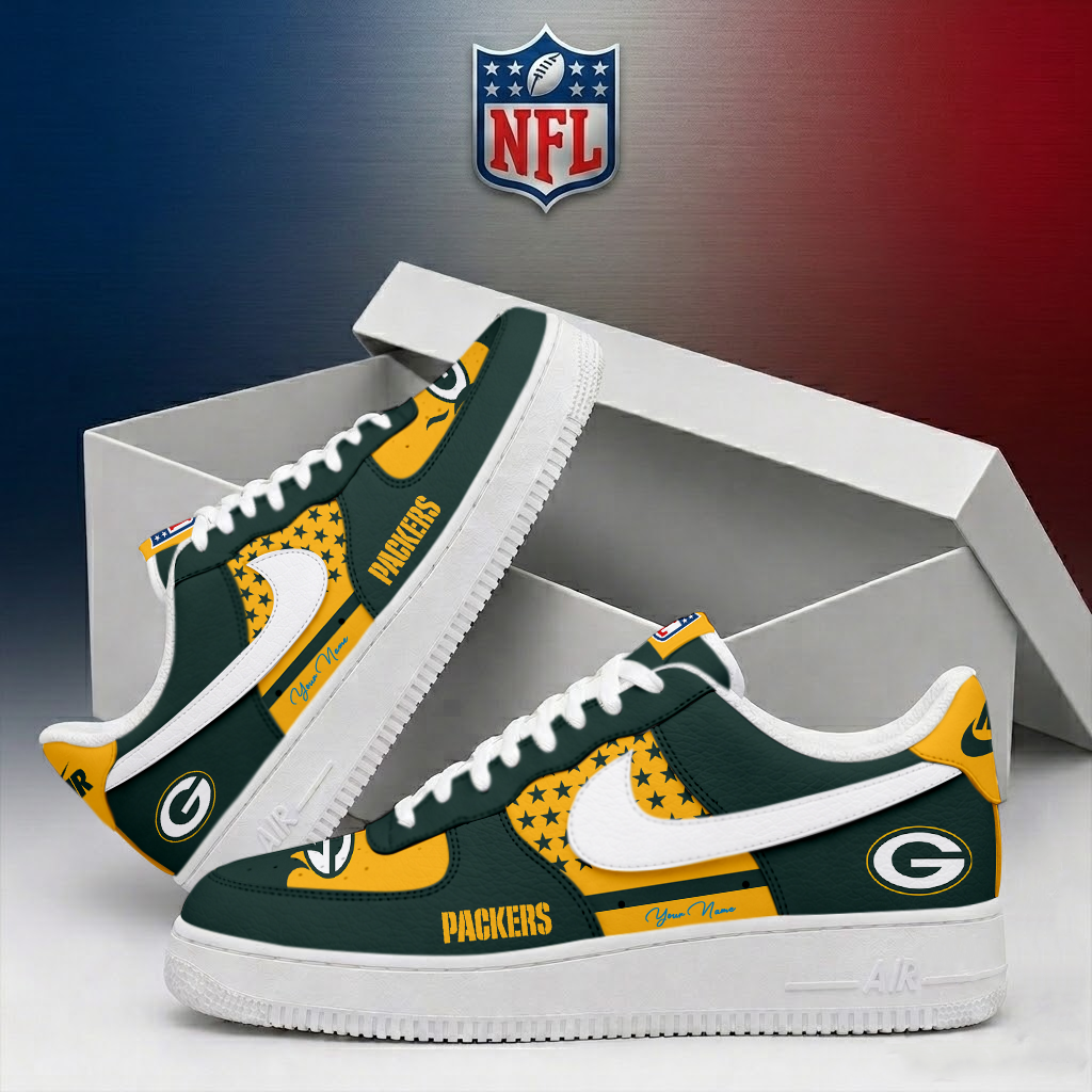 Limited Edition – Customized NFL Green Bay Packers Air Force 1 Shoes