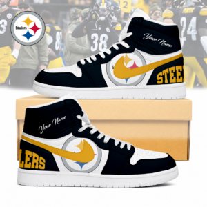 Limited Edition – Customized NFL Pittsburgh Steelers Air Jordan 1 Sneakers