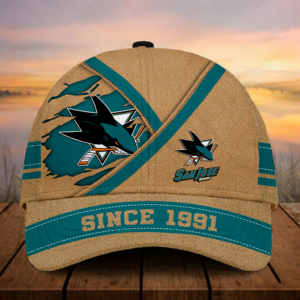 Limited Edition – Customized NHL San Jose Sharks Classic Cap
