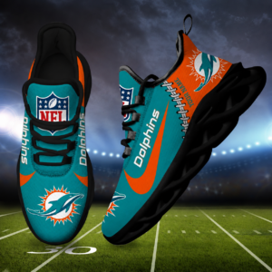 Limited Edition – Customized NFL Miami Dolphins Unisex Max Soul Shoes