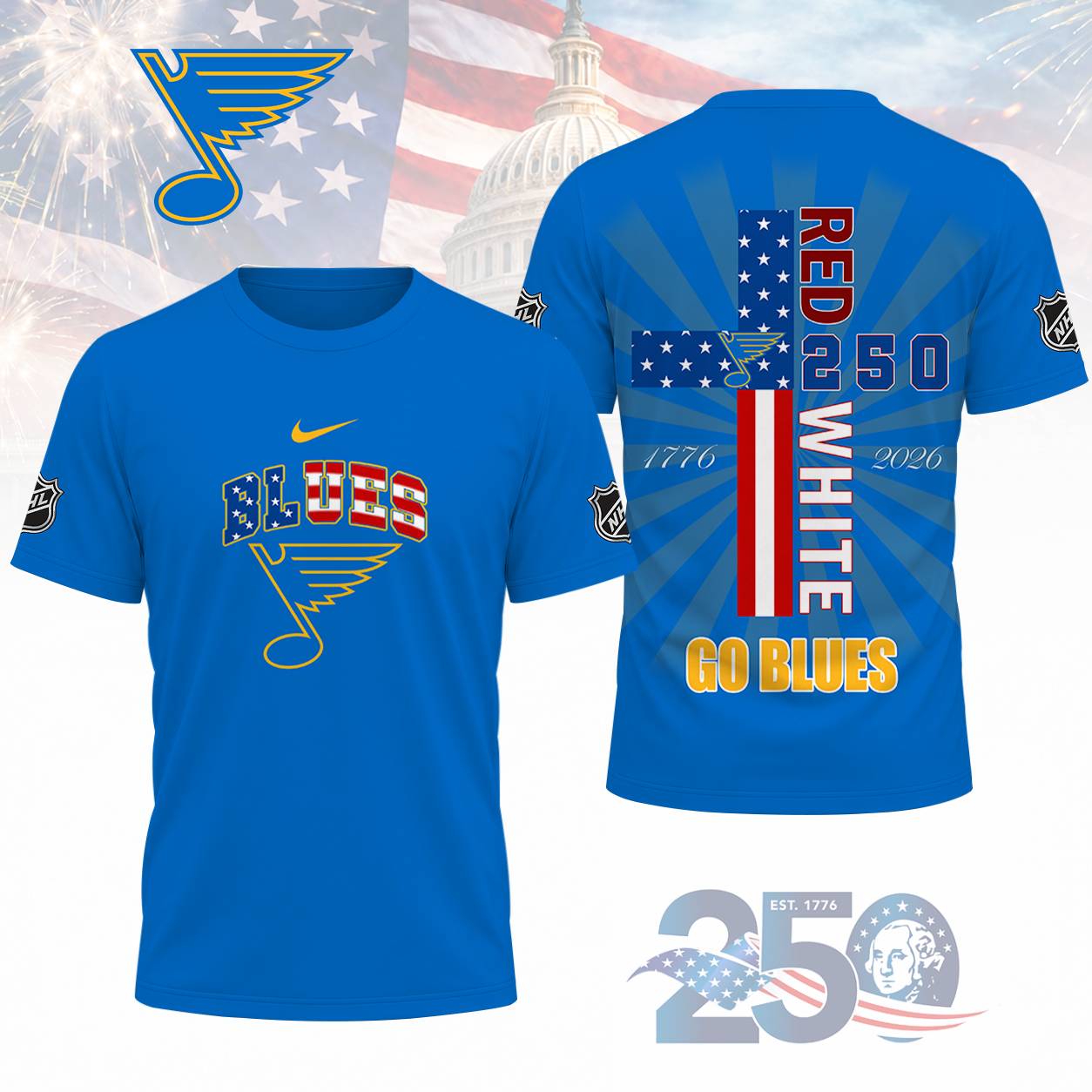Limited Edition – Customized NHL St. Louis Blues T-Shirt