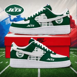 Limited Edition – Customized NFL New York Jets Air Force 1 Sneakers