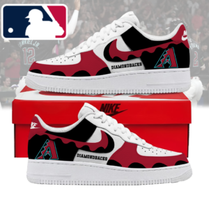 Limited Edition – Customized MLB Arizona Diamondbacks Air Force 1 Shoes