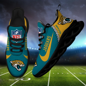 Limited Edition – Customized NFL Jacksonville Jaguars Unisex Max Soul Shoes