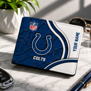 Limited Edition – Customized NFL Indianapolis Colts Leather Wallet
