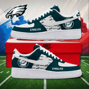 Limited Edition – Customized NFL Philadelphia Eagles Air Force 1 Sneakers