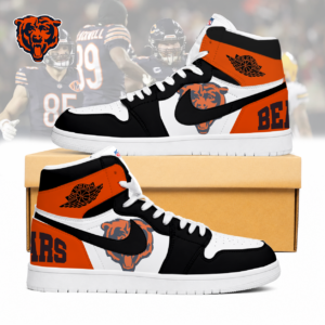 Limited Edition – Customized NFL Chicago Bears Air Jordan 1 Sneakers