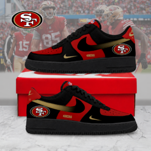 Limited Edition – Customized NFL San Francisco 49Ers Air Force 1 Sneakers