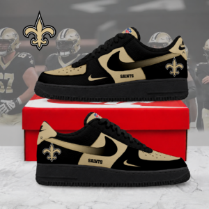 Limited Edition – Customized NFL New Orleans Saints Air Force 1 Sneakers